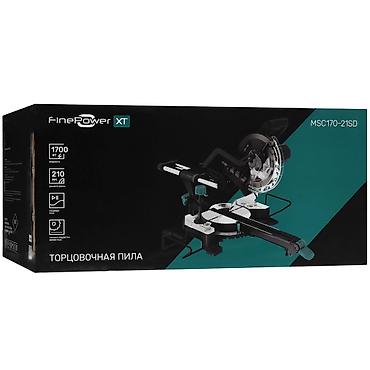 Углорезы: Торцовочная пила FinePower XT MSC170-21SD мощностью 1700 Вт способна — 7