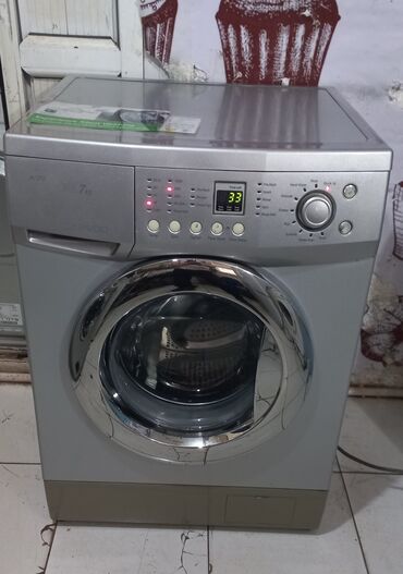 Kompüter, noutbuk və planşetlər: Paltaryuyan maşın Daewoo, 7 kq, İşlənmiş, Avtomat, Qurutma var, Pulsuz çatdırılma, Ödənişli çatdırılma