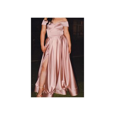 выпускное платье: Вечернее платье, Пышное, Длинная модель, Атлас, Без рукавов, M (EU 38), L (EU 40)