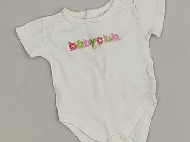 modne jeansy: Боді, Baby club, 0-1 міс., 
стан - Дуже гарний