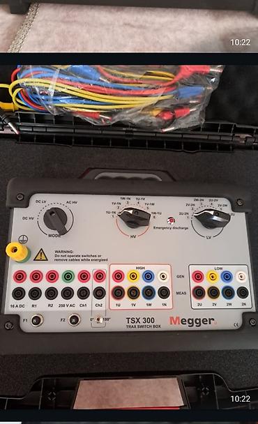 cctv tester: Megger TSX 300 – TRAX Switch Box Peşəkar transformator və yüksək/az — 1