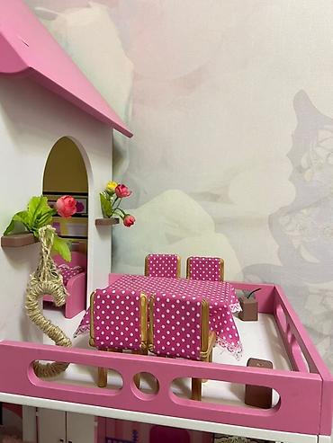 barbie: Кукольный дом в стиле Barbie – большой многоуровневый дом с мебелью и — 2