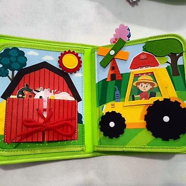 дневник памяти книга: Развивающая мягкая книга My First Farm Book - Тема: ферма, домашние — 3