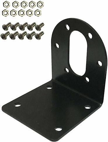 37 mm Motor Tutucu Aparat (Metal) - 37 mm diametrli DC motorlar üçün