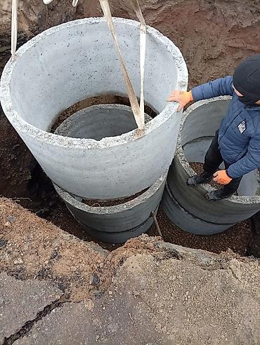 Железобетонные (ЖБИ) кольца для септика: Железобетонное (ЖБИ) кольцо для септика Размер: 150 x 90 x 8 см, Платная установка, В розницу — 3