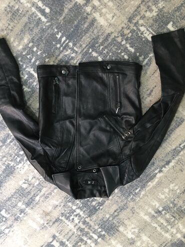 кожаная куртка мужская купить: Куртка S (EU 36), M (EU 38), цвет - Черный