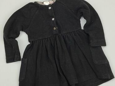 czarne klapki adidas: Sukienka, Zara, 2-3 lat, 92-98 cm, stan - Dobry
