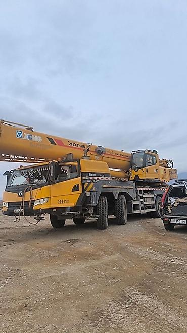 натяжка: Услуги автокрана XCMG XCT100 (100 т) - Грузоподъёмность: до 100 тонн — 2