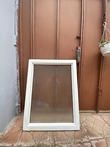 Təmir və tikinti: Ağ rəngli PVC (plastik) pəncərə çərçivələri və şüşə panellər dəsti — 3