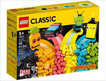 detskie igrushki lego: Lego Classic 11027 Креативное неоновое веселье✌️ возрастные