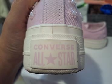papuče na platforme: Converse All Star platform patike – pink - Model: niske platfornerice — 3