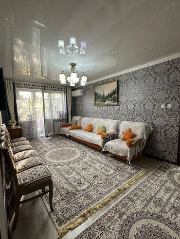 2 комнатные квартиры в бишкеке продажа: 3 комнаты, 56 м², 104 серия, 3 этаж, Косметический ремонт