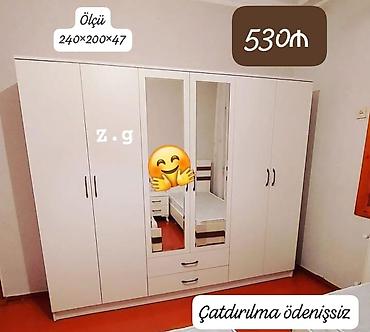 dolablar 2ci el: Dolab yeni qarderob paltar dolabı güzgülü — 1