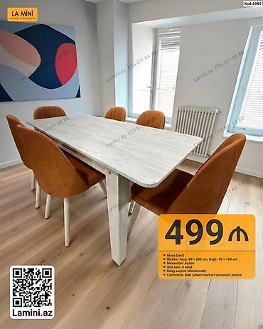Мебель: Masa dəsti – açılan mexanizmlə - Modell: Masa dəsti (kod: 6989) - — 1