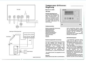 Ostali elektro materijali: H-Tronic TDR 2001 / TDR 2002 – regulator temperaturne razlike Opis — 4
