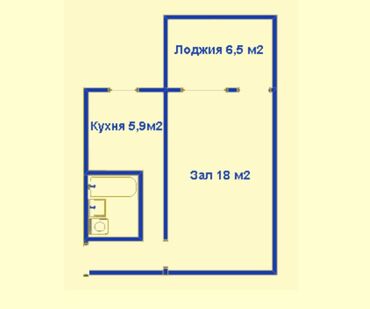 прод дом: 1 комната, 32 м², 104 серия, 2 этаж, Старый ремонт