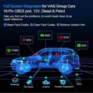 Alati za automobile: NOVO - ANCEL BD500 Bluetooth OBD2 za VW Audi Seat Skoda ANCEL BD500 — 13