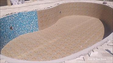 Укладка плитки: Отделка бассейнов мозаикой - Профессиональная облицовка чаш бассейнов — 10