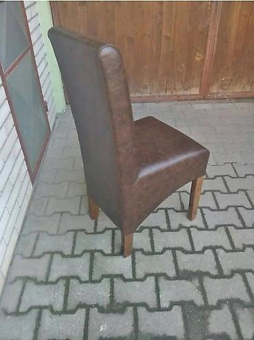 Stolice: Tapacirane trpezarijske stolice – više komada - Model: visoko — 3