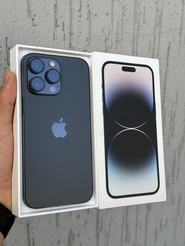 эпл вотч 5 цена в бишкеке: IPhone 14 Pro Max, 256 ГБ, Jet Black, Кабель, Коробка, 88 %