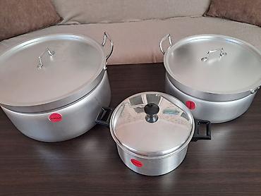 19 litr su: Aş qazanı hündür 18 sm — 2