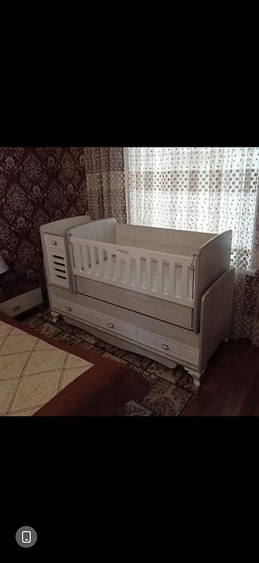ural ot bicen: Oğlan və qız üçün, İşlənmiş, Dördbucaq, Beşik, Dəstsiz, Matras ilə, Yellənmə mexanizmi ilə — 1