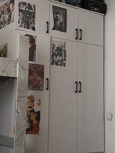 мебел бу: Шифоньер, шкаф для одежды, Б/у, Прямой, ЛДСП — 1