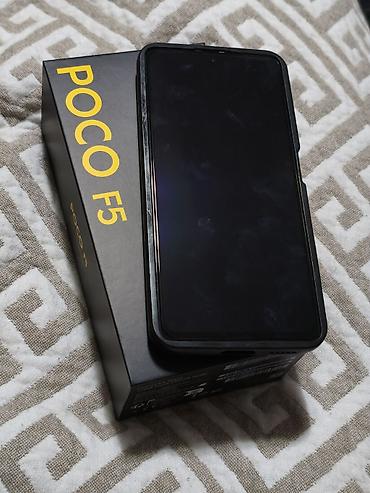 Poco F5, Б/у, 256 ГБ, цвет - Черный, 2 SIM
