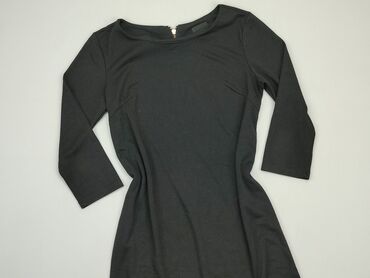 czarne t shirty z dekoltem v: Sukienka, S, Vila, stan - Dobry