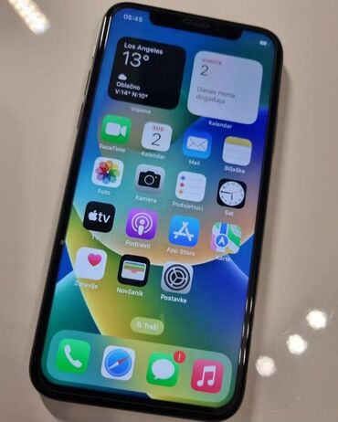 telefoni iphone: IPhone X, 64 GB, Crn, Wireless charger, Face ID