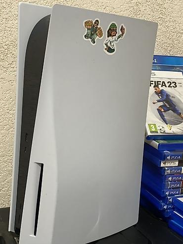ps 6: Sony ps 5 с дисководом + два джойстика+ufc 5, MK1 на самой приставке — 4