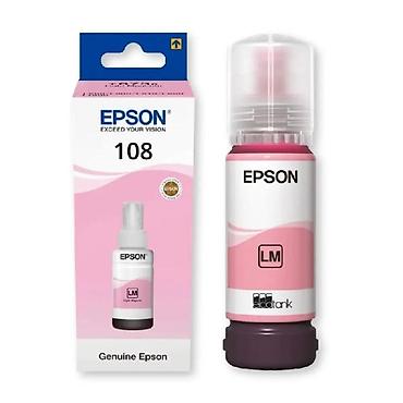printer aliram: Epson 108 C13T09C64A Light Magenta Original EcoTank Mürəkkəb Butulkası — 1