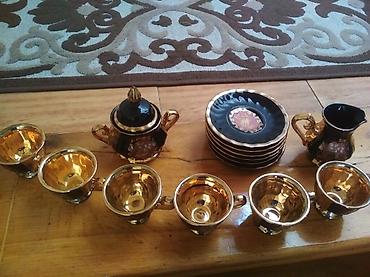 cay servizi: Çay dəsti, rəng - Qızılı — 2
