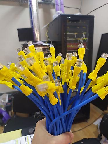 Patch-cord cat6 - Made in Turkiye Lan kabel RJ 45 lalafo.az -da Patch-cord cat6 - Made in Turkiye Lan kabel RJ 45