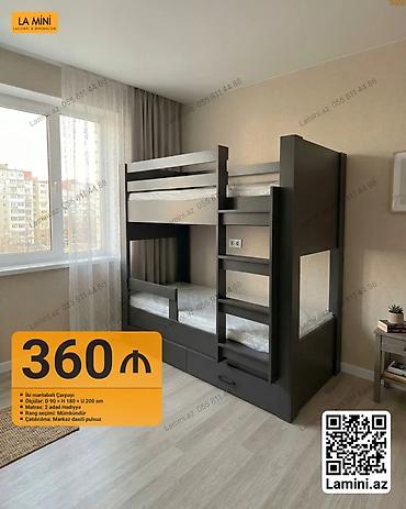 Ev və bağ: LA MINI – Çarpayılar və iki mərtəbəli modellər İki mərtəbəli çarpayı — 1