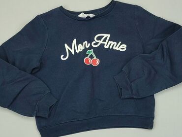 miętowy sweterek: Bluza, H&M, 10 lat, 134-140 cm, stan - Zadowalający