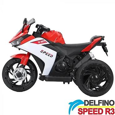Dečiji električni automobili: Motor na akumulator DELFINO Speed R3 – crveni (šifra: DEL-618-R-230) — 12
