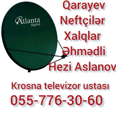 Çəngəllər: Peyk antenalarının quraşdırılması | Quraşdırılma, Təmir, Tənzimlənmə | Zəmanət