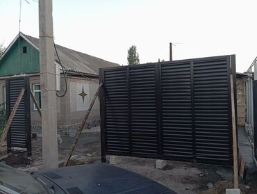 Откатные ворота: Ворота ворота навес навес ферма жана башкаларды заказ менен жазайбыз — 7