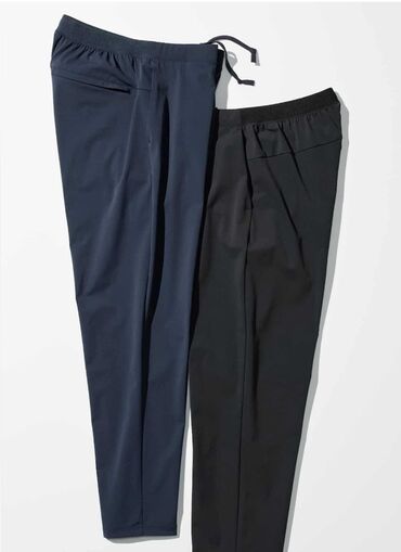 парные одежда: Мужские брюки, L (EU 40), Uniqlo, Новый, цвет - Черный, Платная доставка