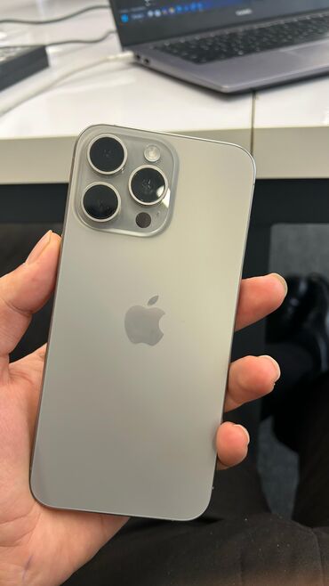 Apple iPhone: IPhone 15 Pro Max, 256 GB, Natural Titanium, Simsiz şarj, Face ID