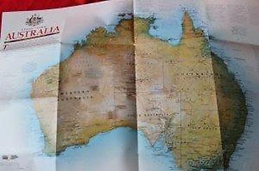 Knjige: NATIONAL GEOGRAPHIC FEBRUAR 1988. + MAPA AUSTRALIJE | National — 16