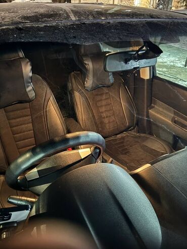 сидения хонда степ: Чехлы Алькантара, С подушкой, цвет - Черный, Universal Seat cover, Б/у, Самовывоз