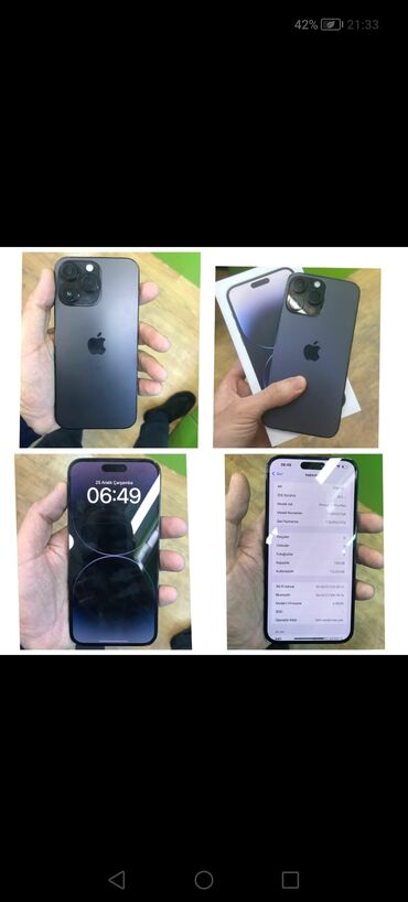 iphone 14 pro max qiymeti kontakt home: IPhone 14 Pro Max, 128 GB, Desert Titanium, Barmaq izi, Simsiz şarj, Face ID