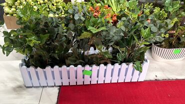 Süni güllər: Dəbli dekorativ süni bitkilər kompozisiyası - Düzbucaqlı uzun — 4