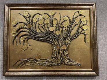 Şəkillər, tablolar: Картина «Денежное дерево »💰💵 Ручная работа денежки настоящее! — 3