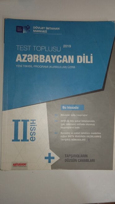 azərbaycan mətbəxi kitabı: Azərbaycan dili 2ci hissə test toplusu