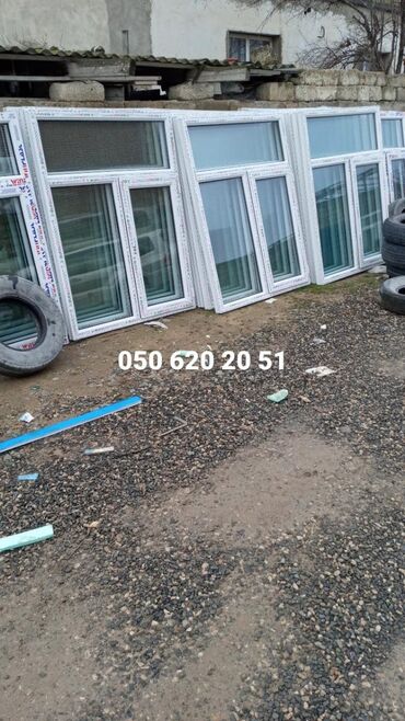 100 ×140 =70 manat 1 ədədi təzə plastik pəncərə Binə Sovxoz Kafe 500