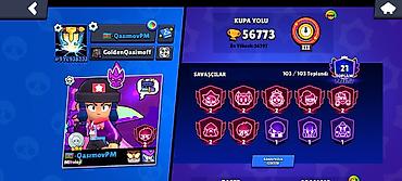 oyun hesap satış: Brawl stars Hesab 2020-nin hesabidir kupası isə 56K+ Ama kupası az — 1