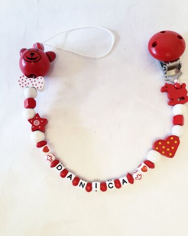 Ostale dečije stvari: Cene drvenih lančića su 600 din . Porucite personalizovani drveni — 10